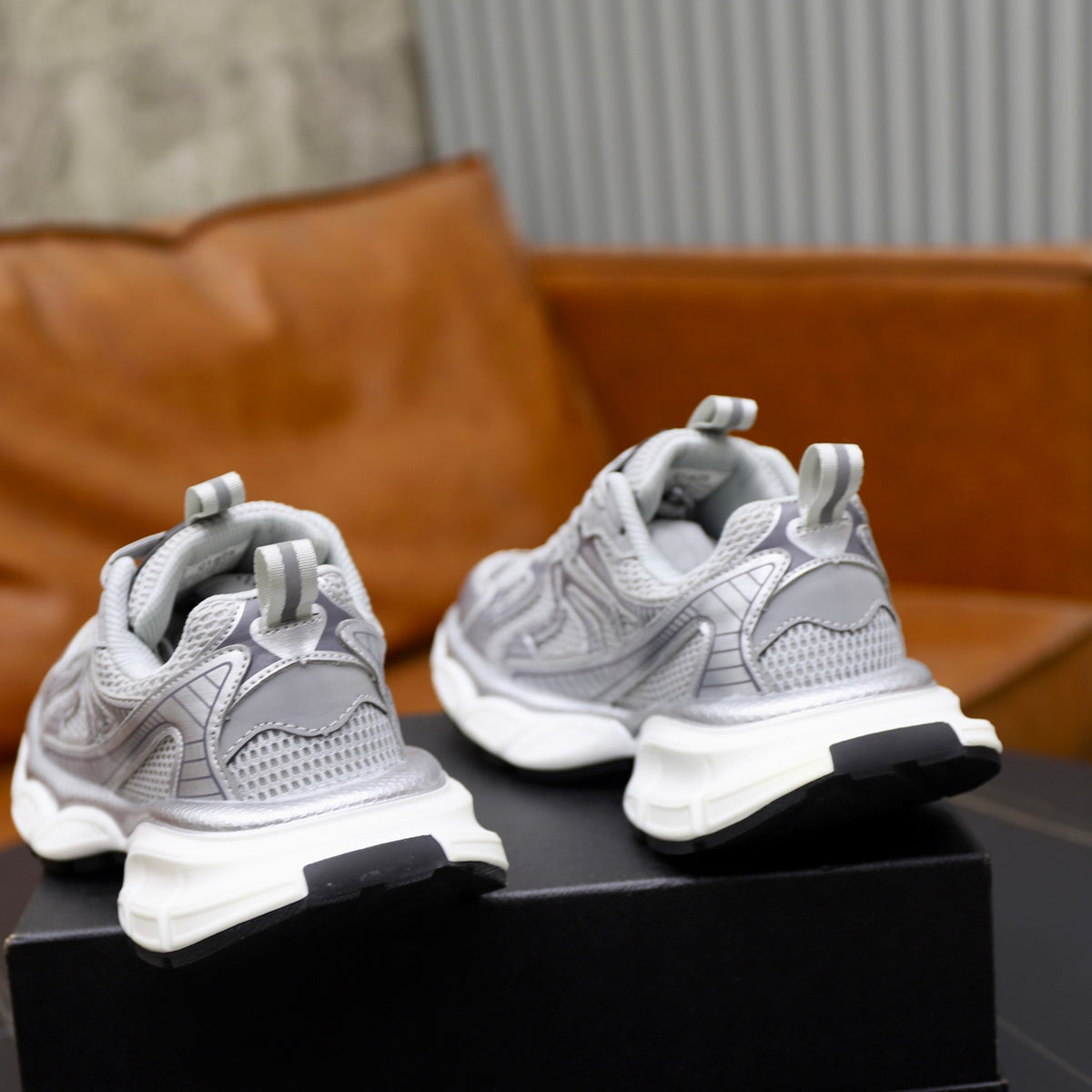 Gucci Men's Casual Athletic Sneakers | Gray & Beige