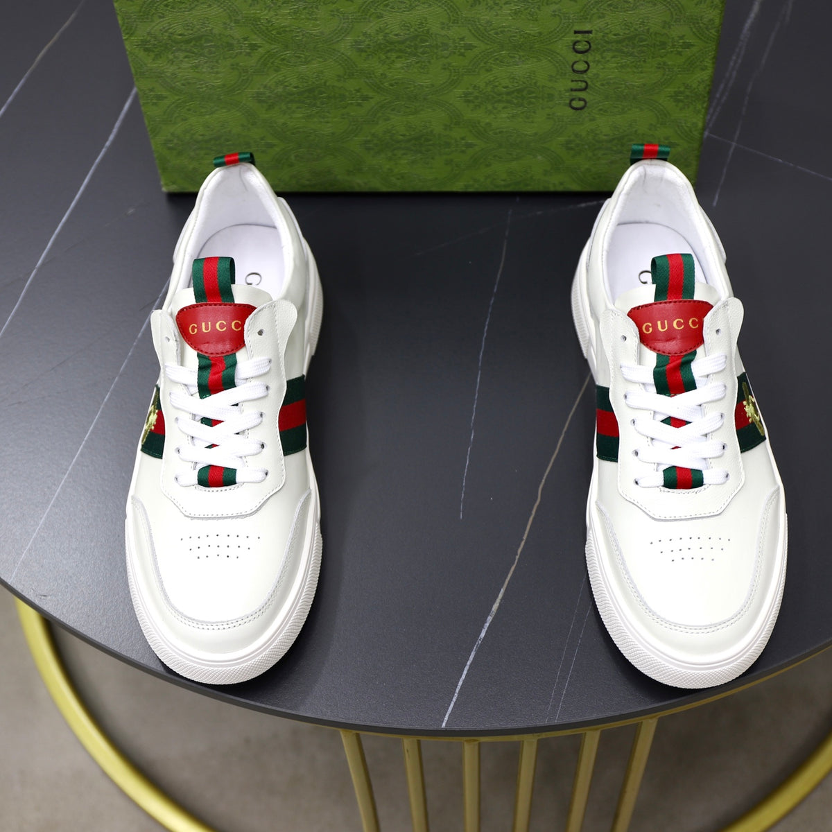 Gucci Men's Casual Everyday Shoes | White & Black
