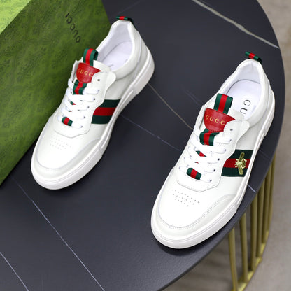 Gucci Men's Casual Everyday Shoes | White & Black