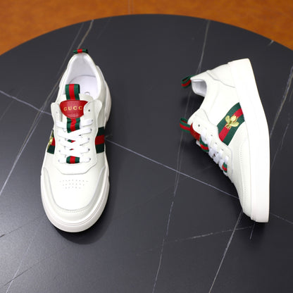 Gucci Men's Casual Everyday Shoes | White & Black
