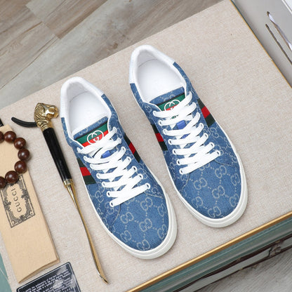 Gucci Men's Casual Everyday Sneakers | Blue & Black