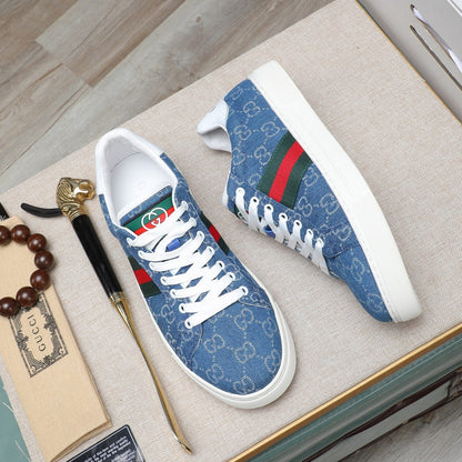 Gucci Men's Casual Everyday Sneakers | Blue & Black