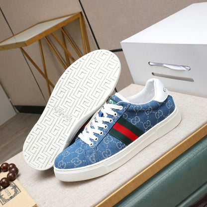 Gucci Men's Casual Everyday Sneakers | Blue & Black