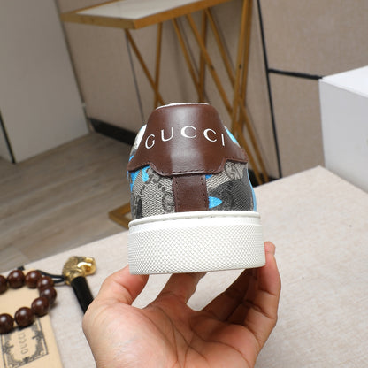 Gucci Men's Casual Everyday Sneakers | Blue & Yellow