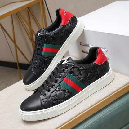Gucci Men's Casual Everyday Shoes | White & Black