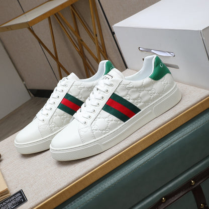 Gucci Men's Casual Everyday Shoes | White & Black