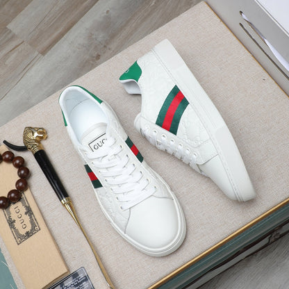 Gucci Men's Casual Everyday Shoes | White & Black