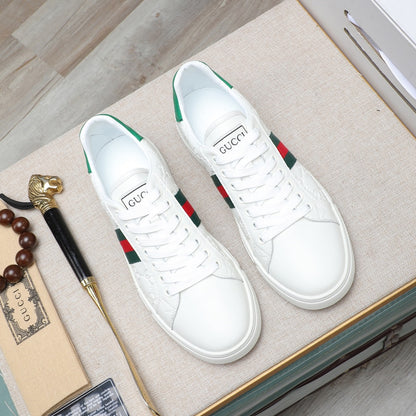 Gucci Men's Casual Everyday Shoes | White & Black