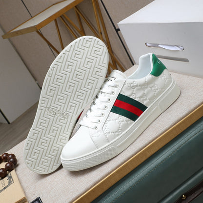 Gucci Men's Casual Everyday Shoes | White & Black