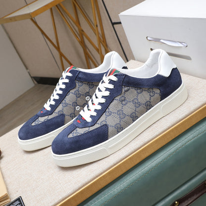 Gucci Men's Casual Everyday Shoes | Navy, Brown & Black