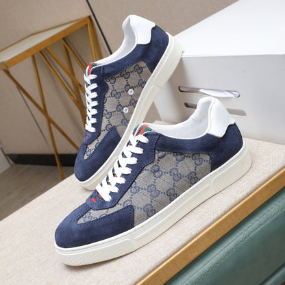 Gucci Men's Casual Everyday Shoes | Navy, Brown & Black
