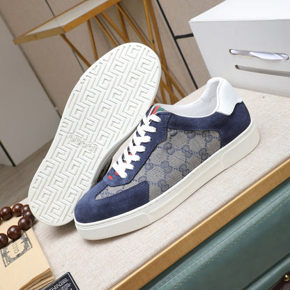 Gucci Men's Casual Everyday Shoes | Navy, Brown & Black
