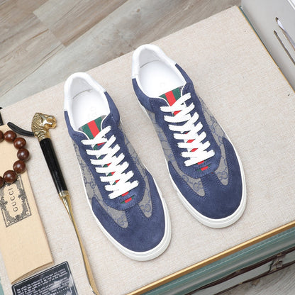 Gucci Men's Casual Everyday Shoes | Navy, Brown & Black