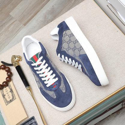 Gucci Men's Casual Everyday Shoes | Navy, Brown & Black