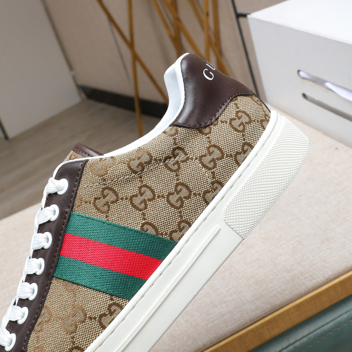 Gucci Men's Casual Everyday Shoes | Brown & Navy