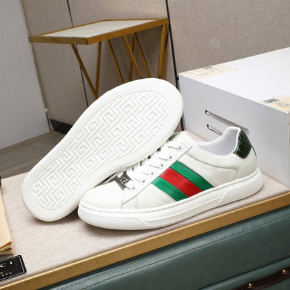 Gucci Men's Casual Everyday Shoes | White & Black