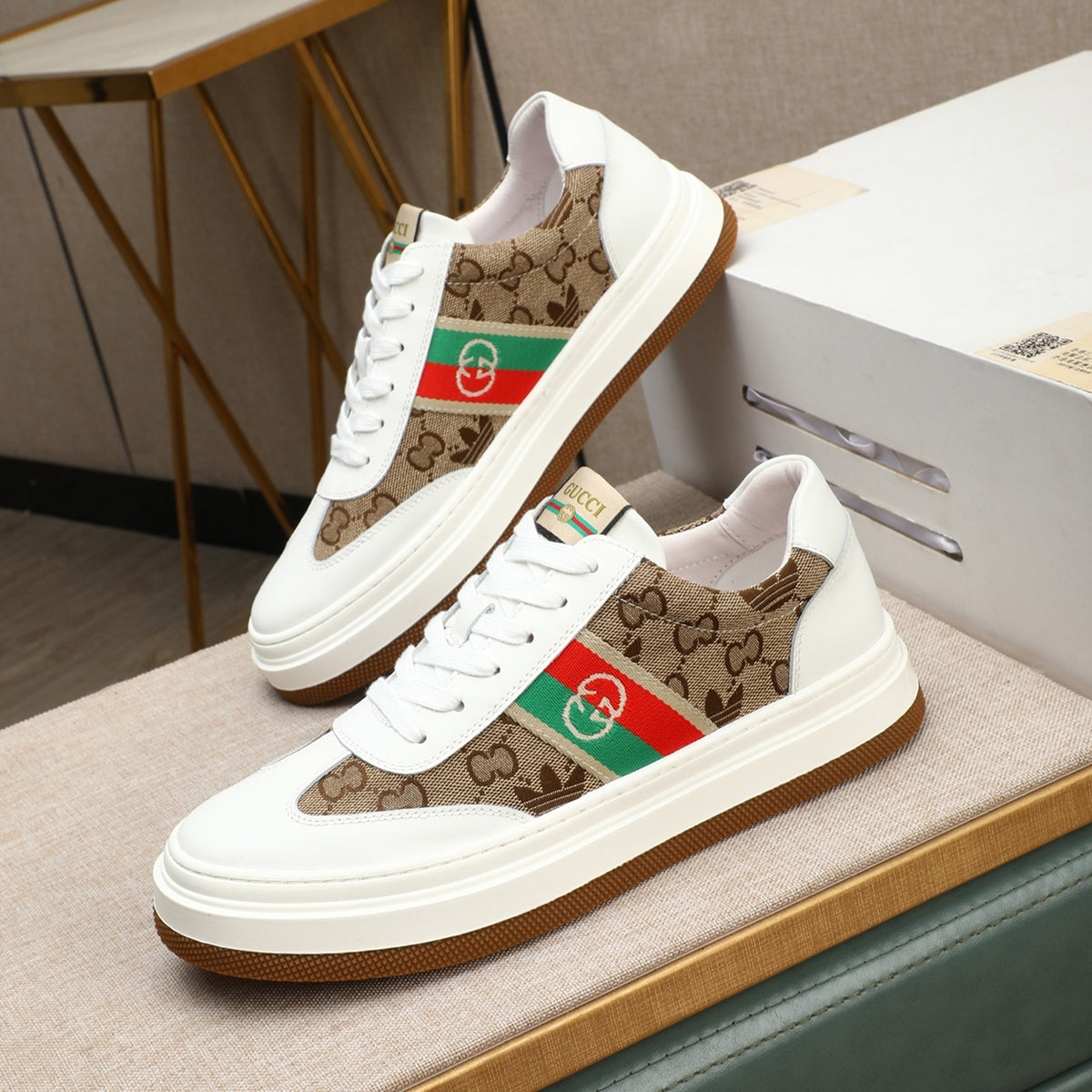 Gucci Men's Casual Everyday Shoes | Brown & Black