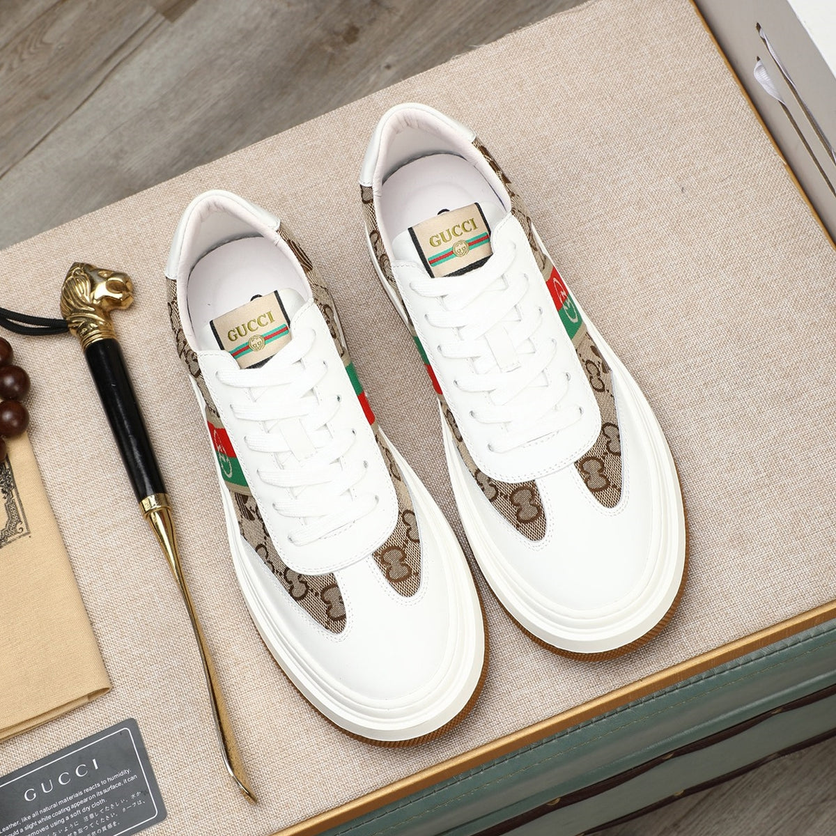 Gucci Men's Casual Everyday Shoes | Brown & Black