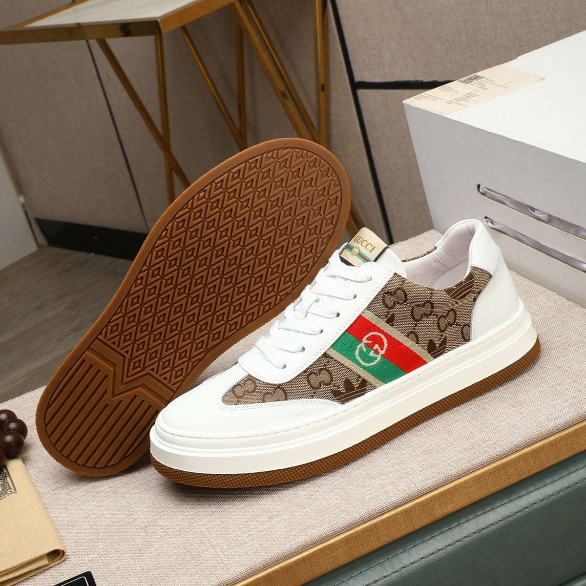 Gucci Men's Casual Everyday Shoes | Brown & Black