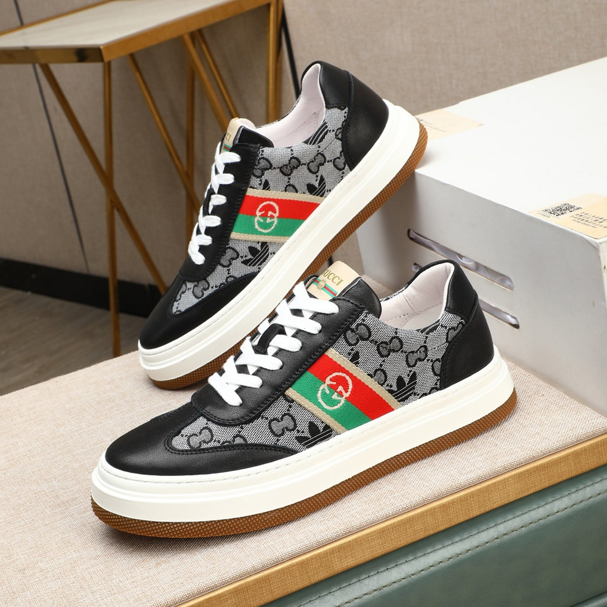 Gucci Men's Casual Everyday Shoes | Brown & Black